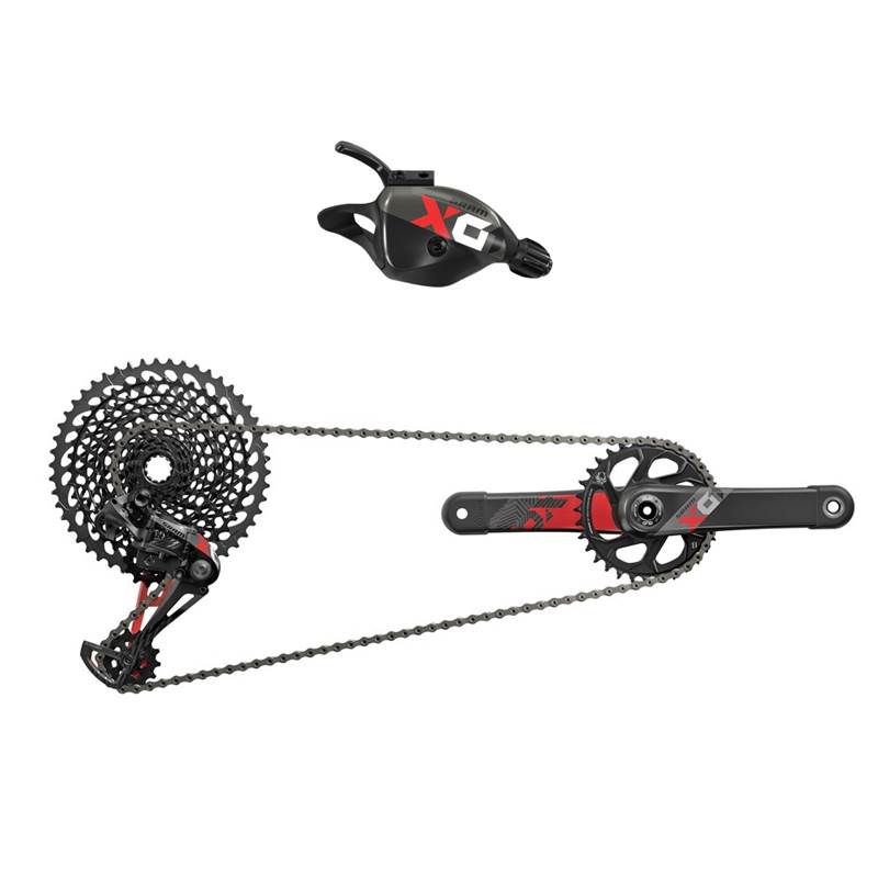 Sram X01 EAGLE DUB GROUPSET BOOST RED 175