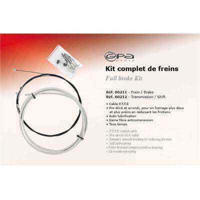 GPA Cycle Kit Freinage (Gaine, Cables et acc)PTFE